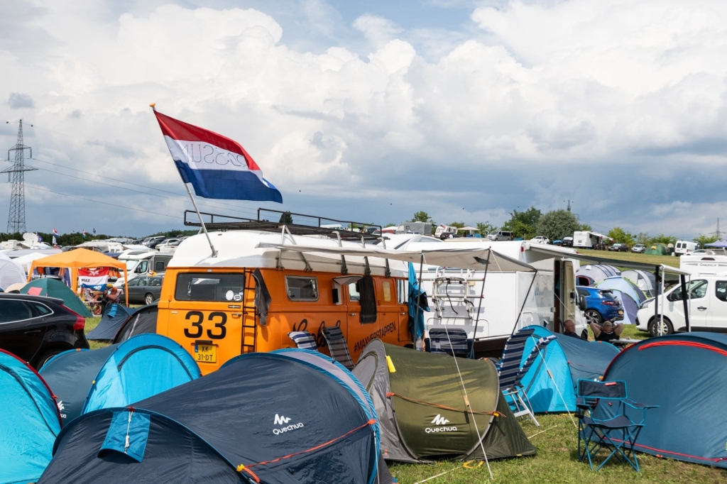 F1 Camping Hongarije voor de Grand Prix