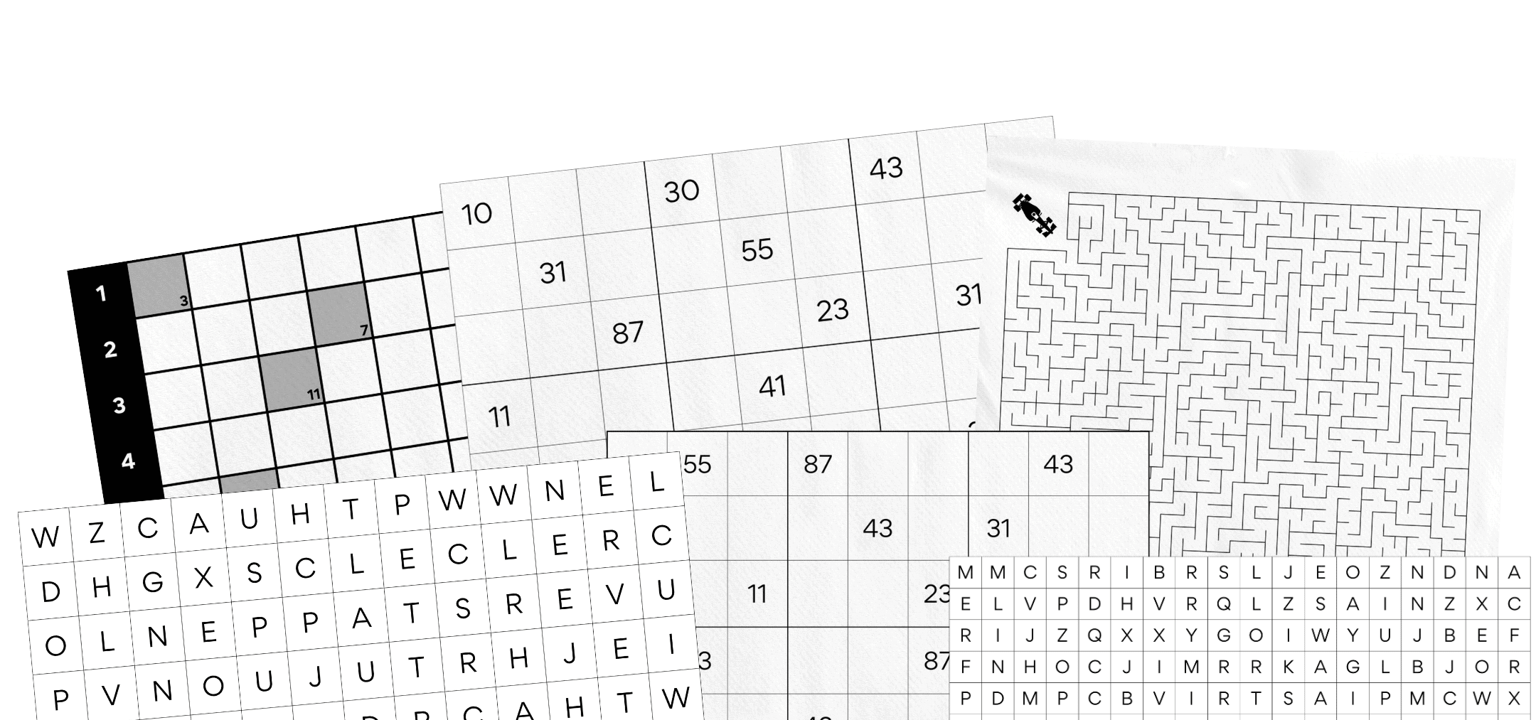 Puzzelboekje - Antwoorden